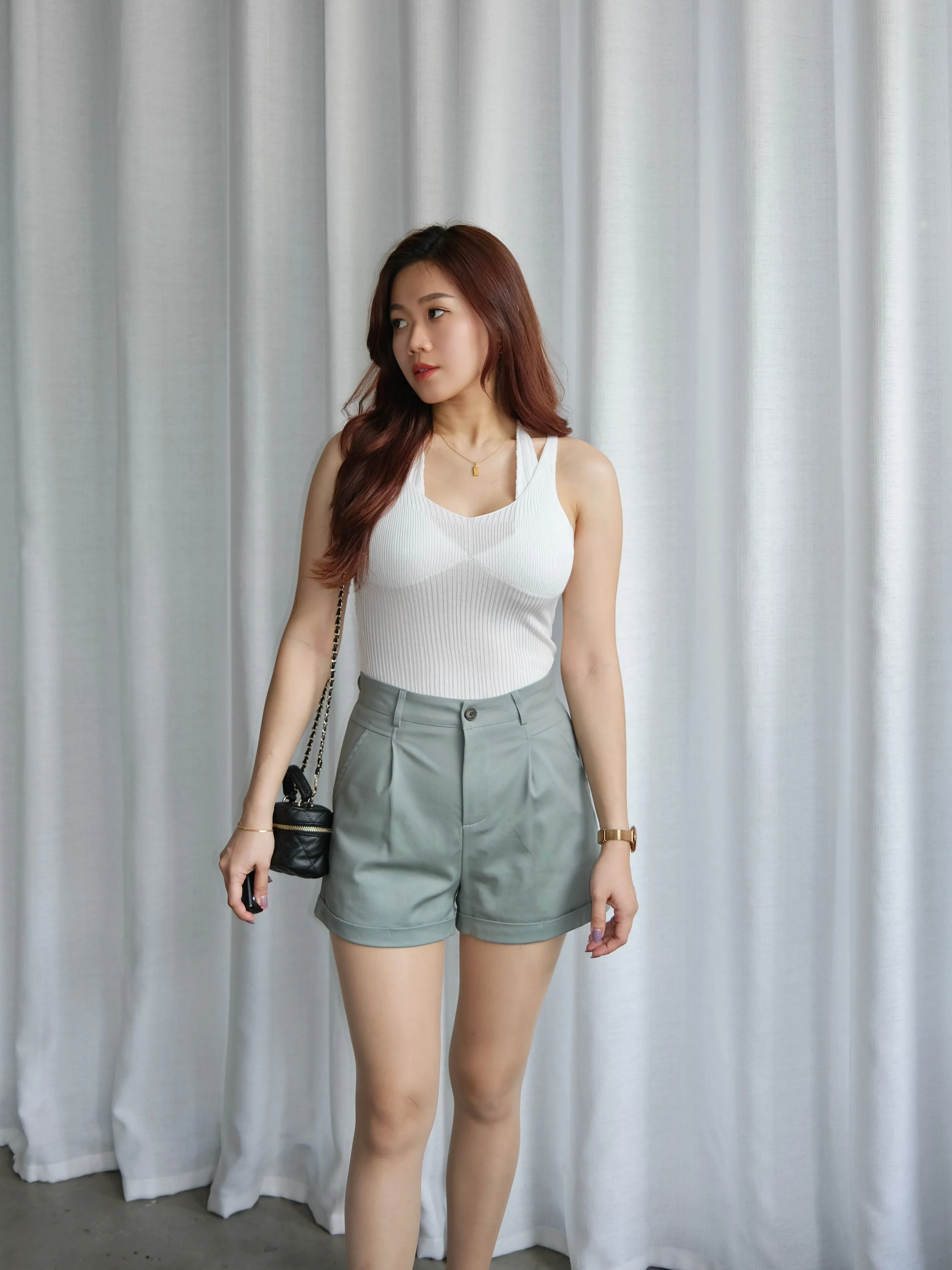 ACEWIN Basic Premium High Waist Shorts (Size S-XXL) 501774