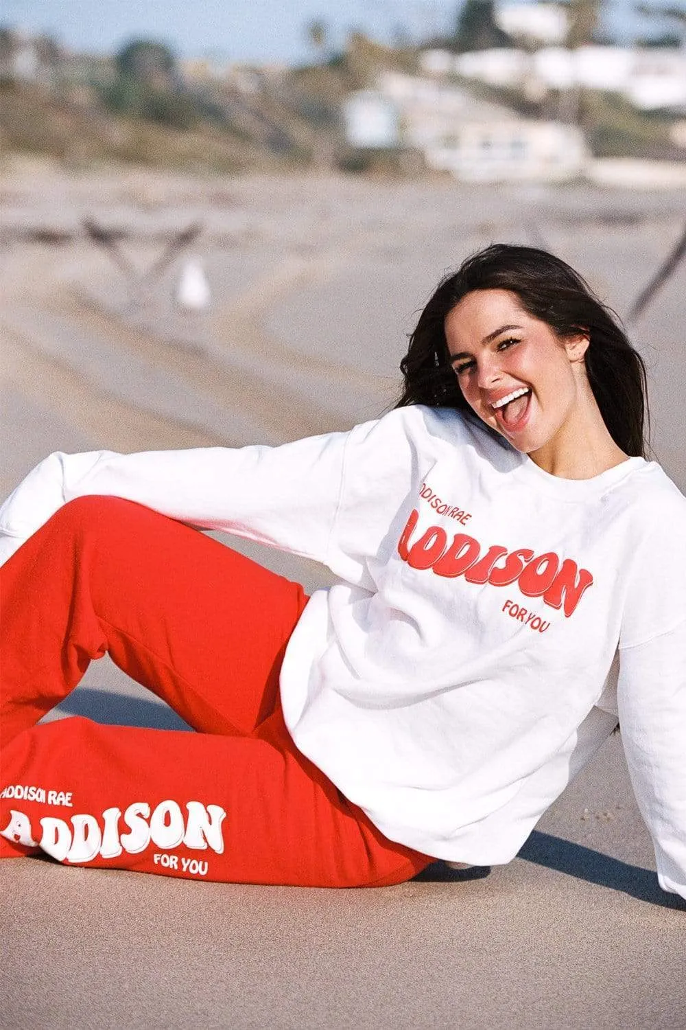 Addison Rae: Addison For You Red Joggers