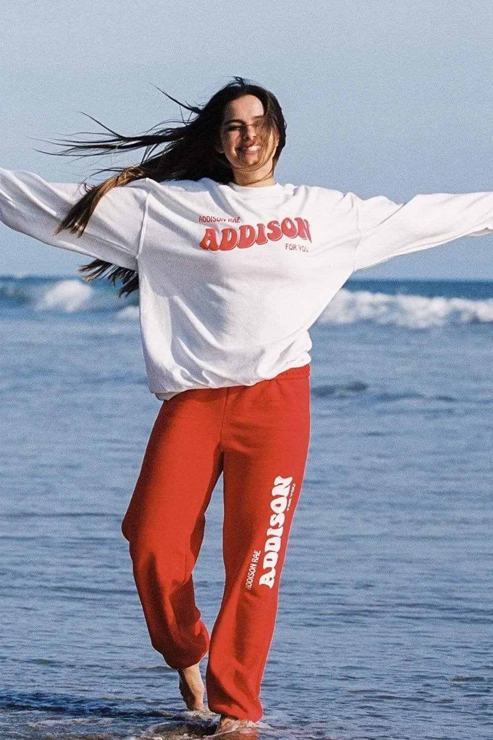 Addison Rae: Addison For You Red Joggers