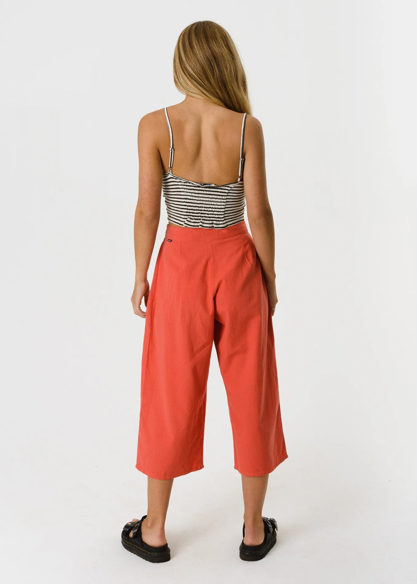 Afends Womens Fi - Wide Leg Cropped Pant