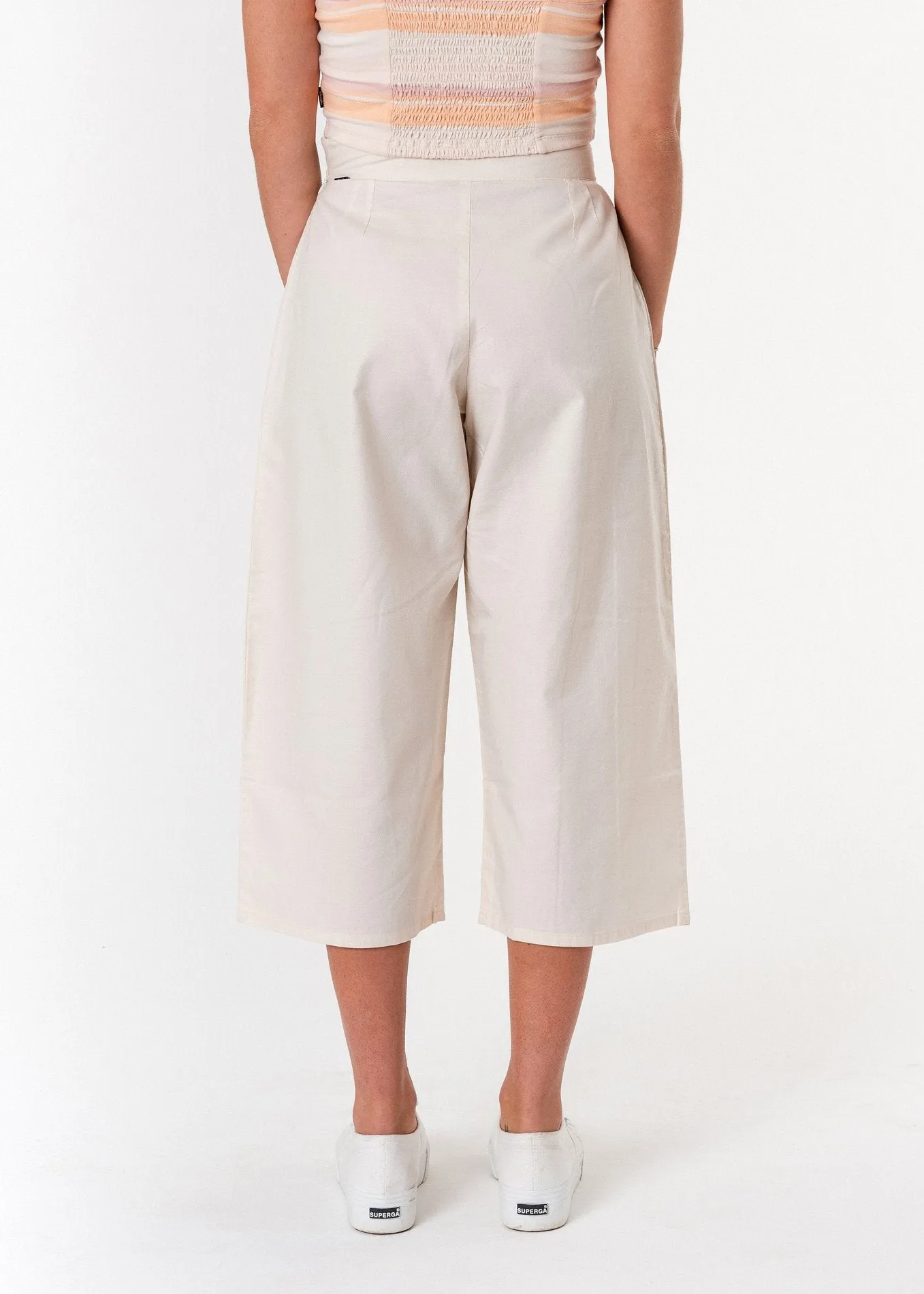 Afends Womens Fi - Wide Leg Cropped Pant