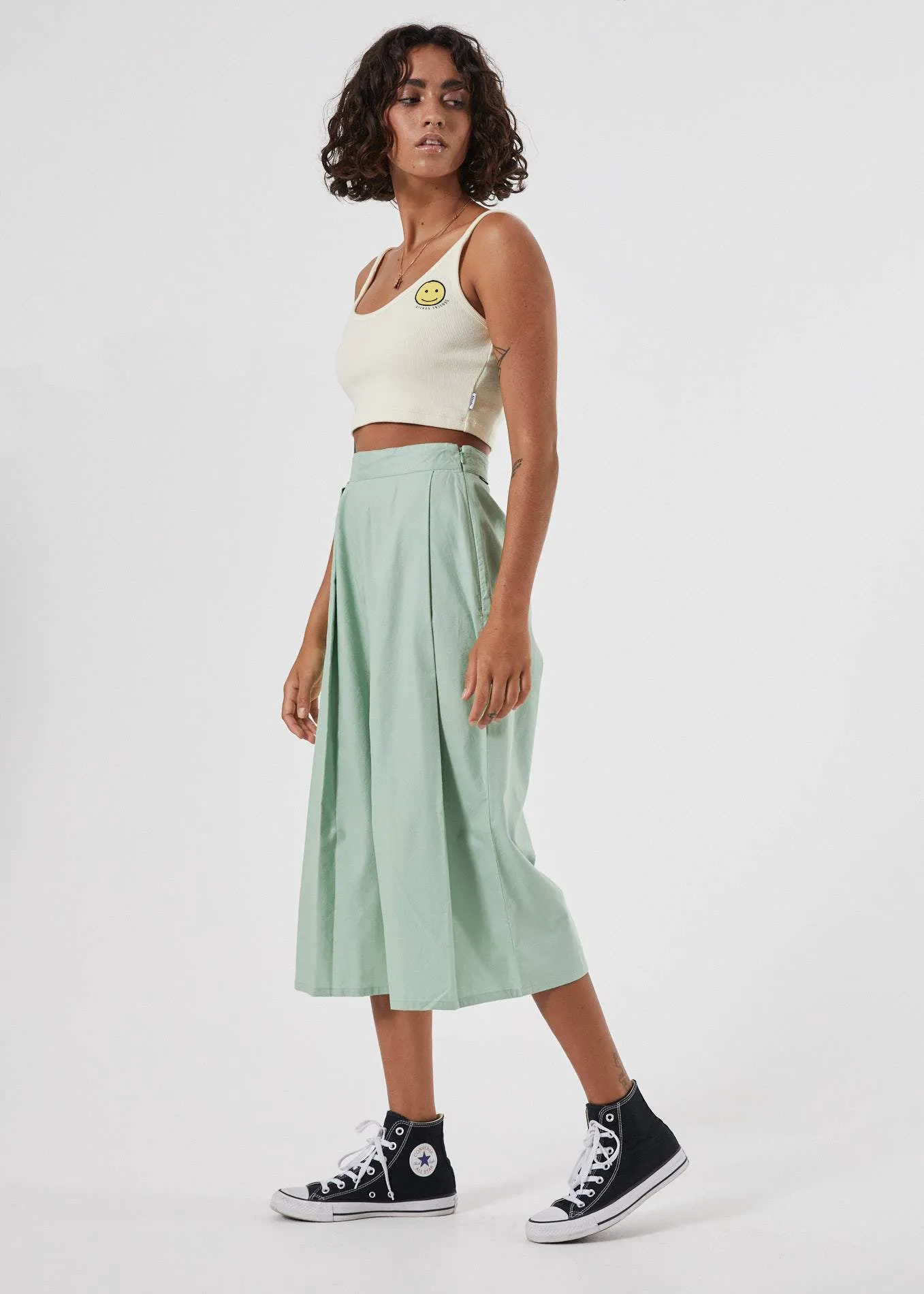 Afends Womens Fi - Wide Leg Cropped Pant