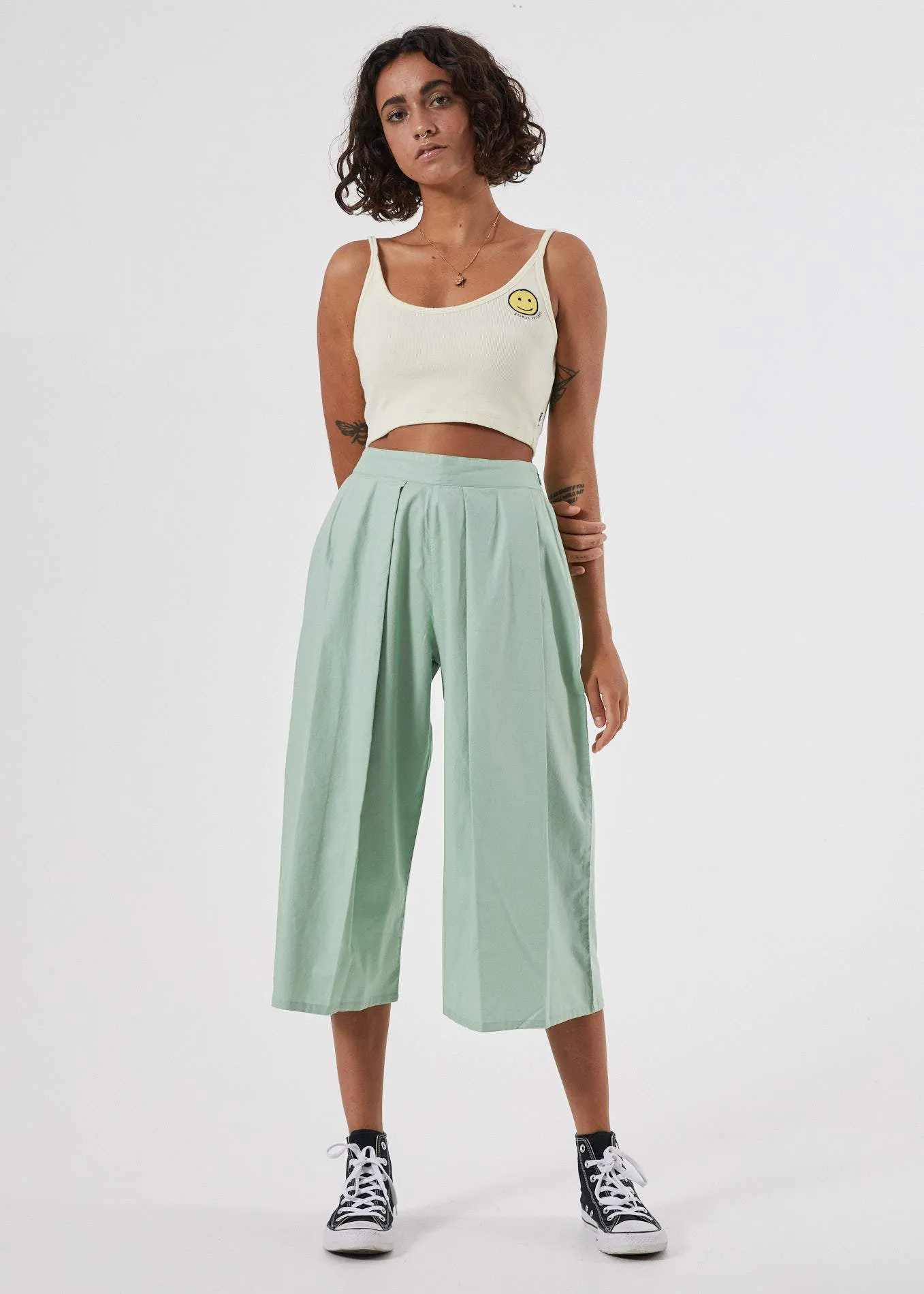 Afends Womens Fi - Wide Leg Cropped Pant