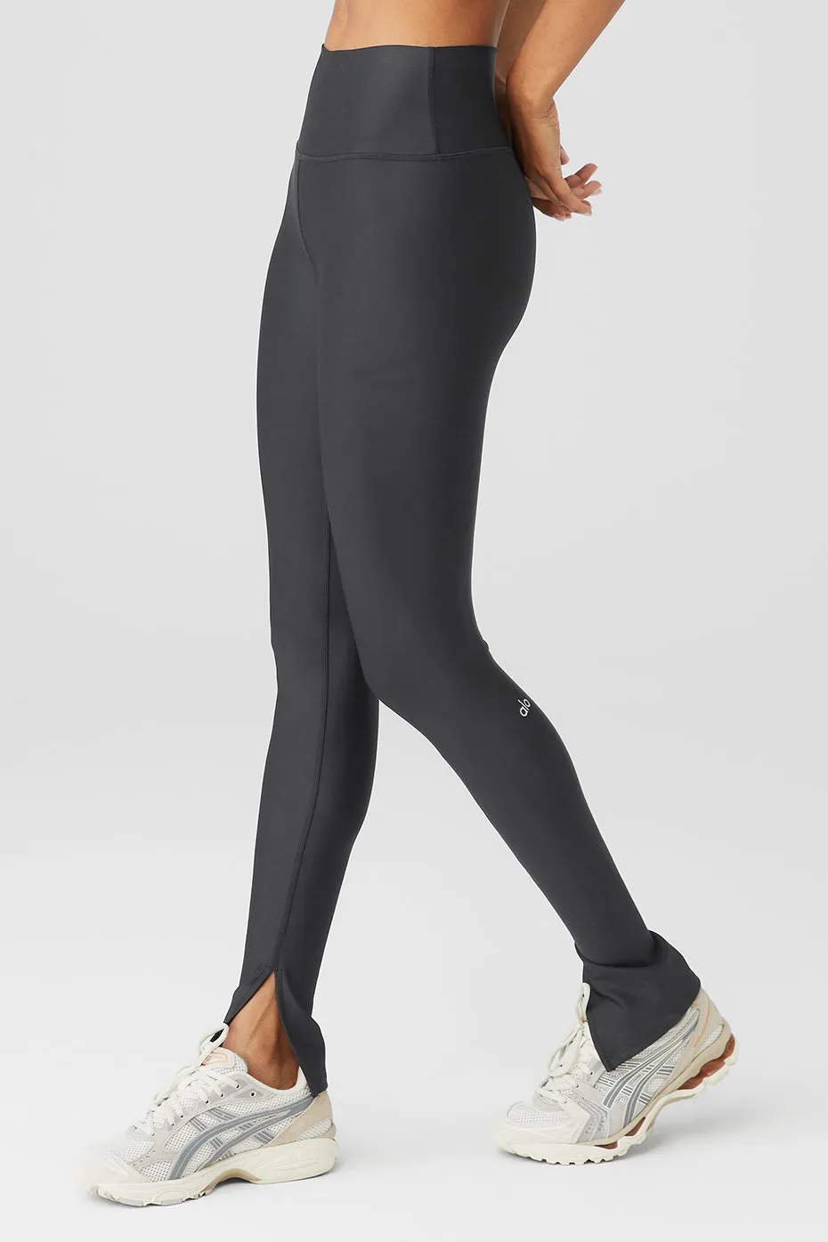 Airlift High-Waist Elongated Legging - Anthracite