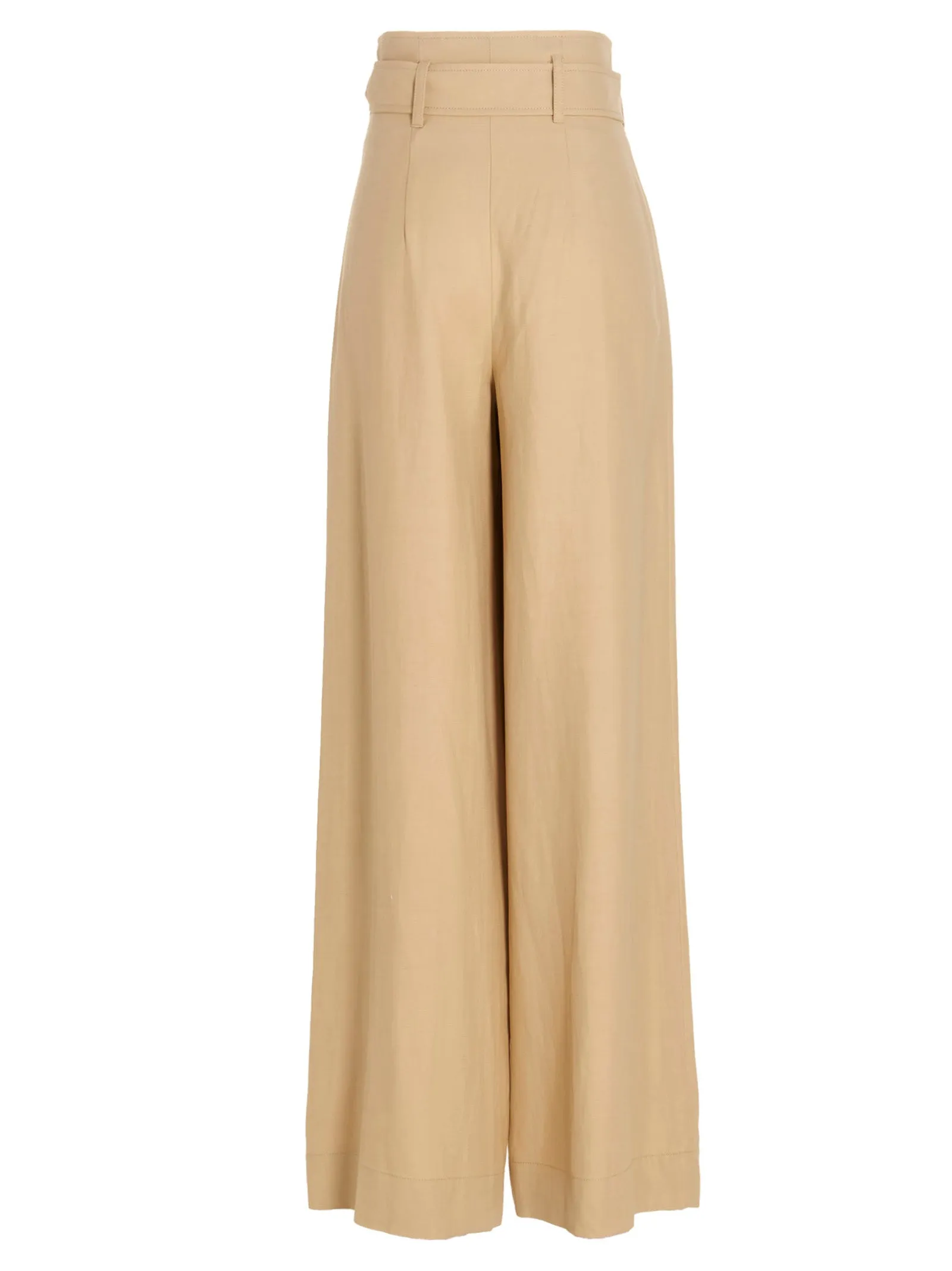 Alberta Ferretti High Waist Wrapped Trousers