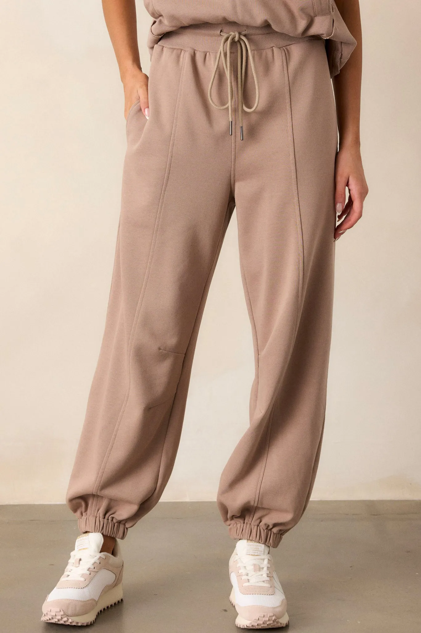 Almost Forever 100% Cotton Light Mocha Joggers