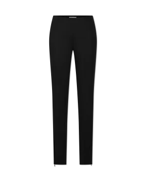 Ankle Zipper Mid Waist Pants