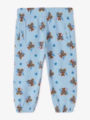 Baby Boys AOP Bear Devil Joggers in Blue