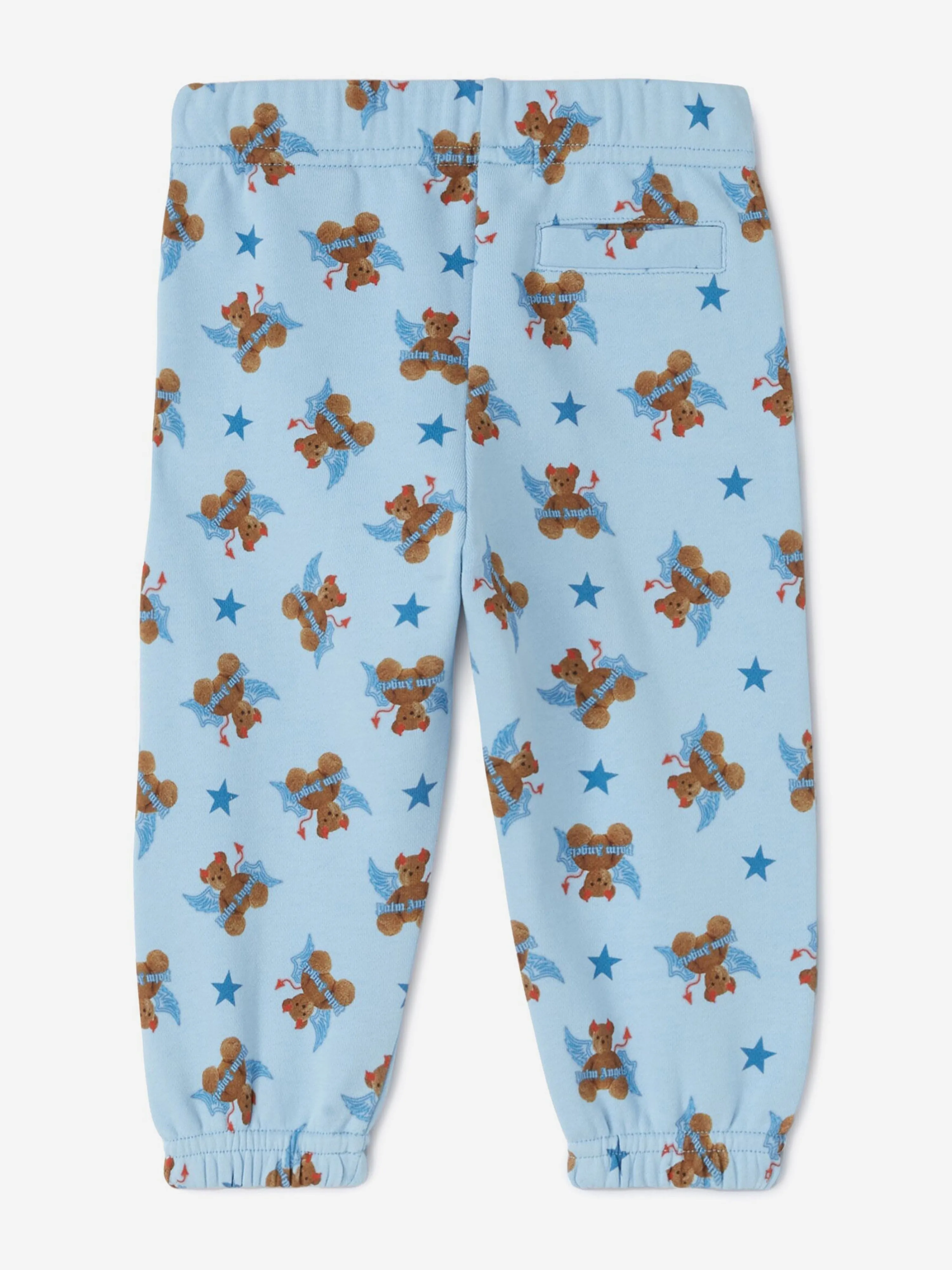 Baby Boys AOP Bear Devil Joggers in Blue