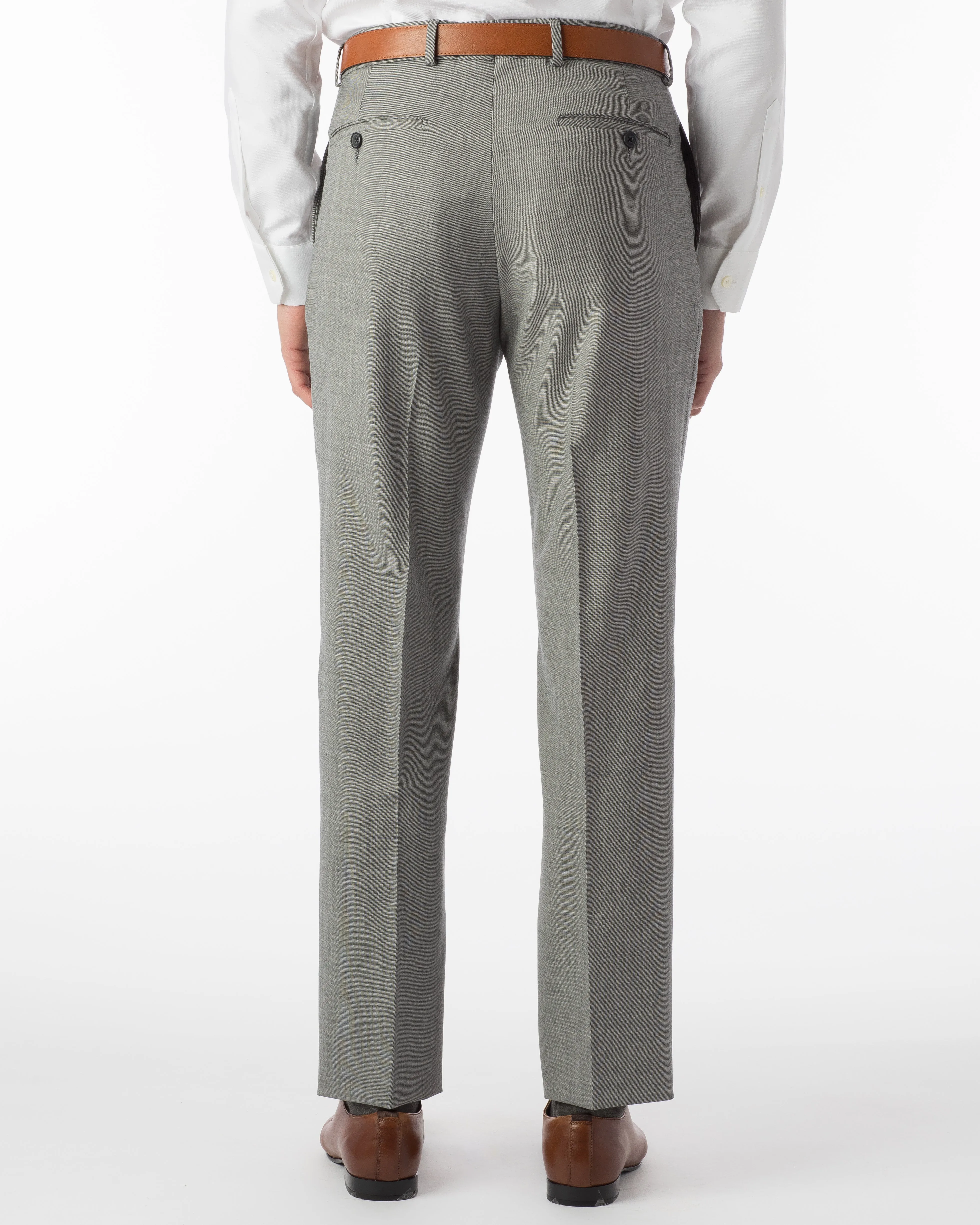 Ballin Pants - Soho Super 120's Sharkskin - Black/White