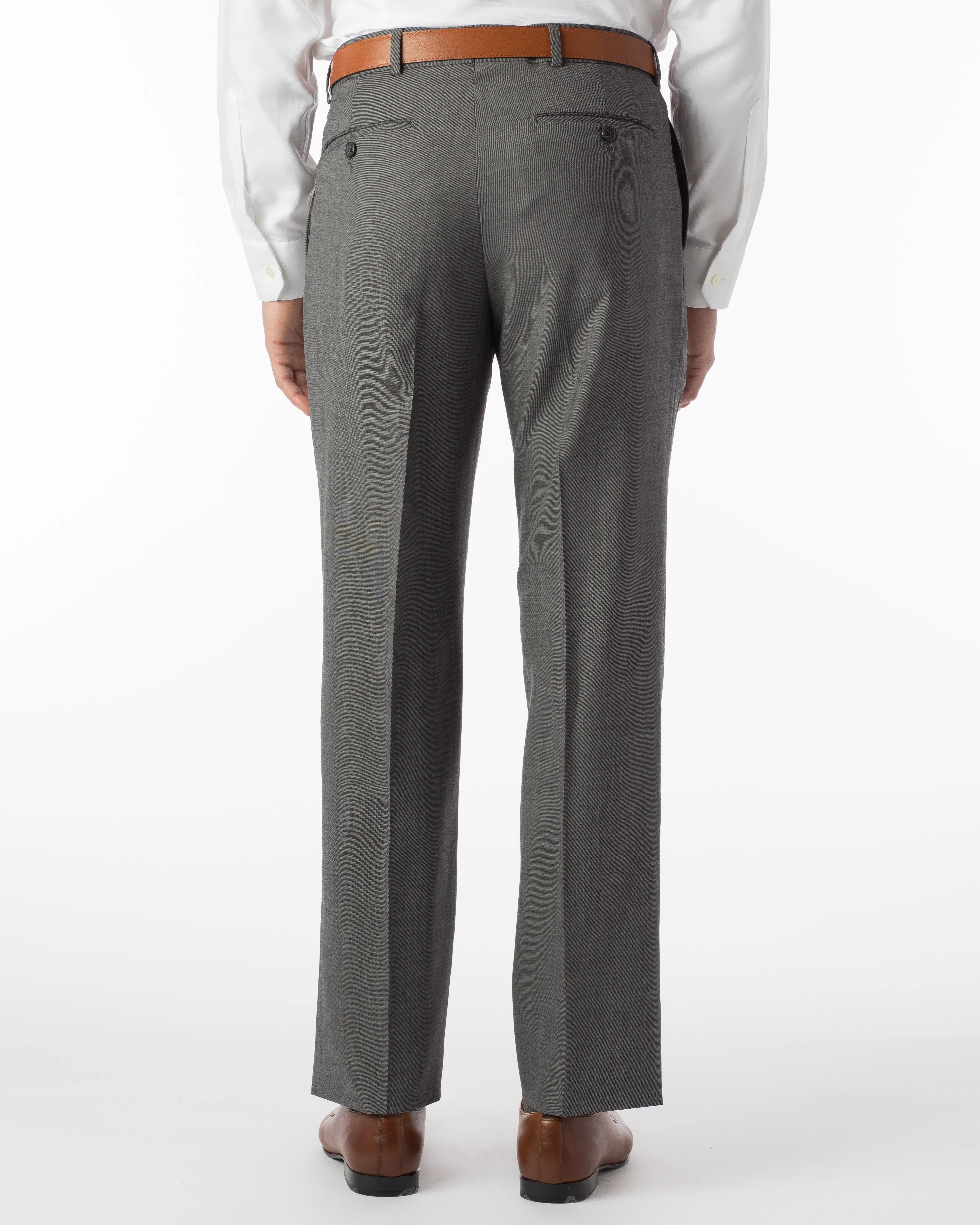 Ballin Pants - Soho Super 120's Sharkskin - Mid Grey