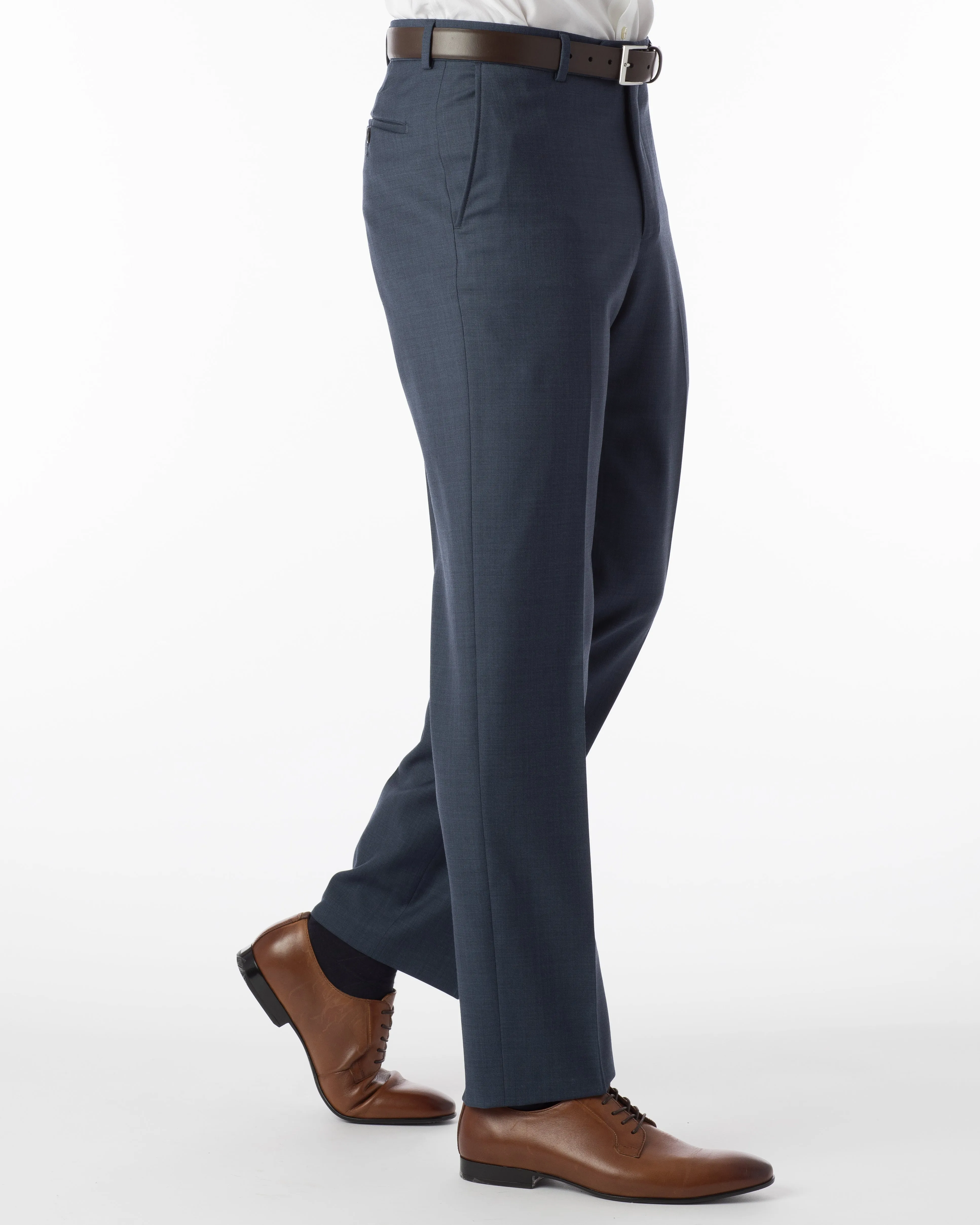 Ballin Pants - Soho Super 120's Sharkskin - New Navy