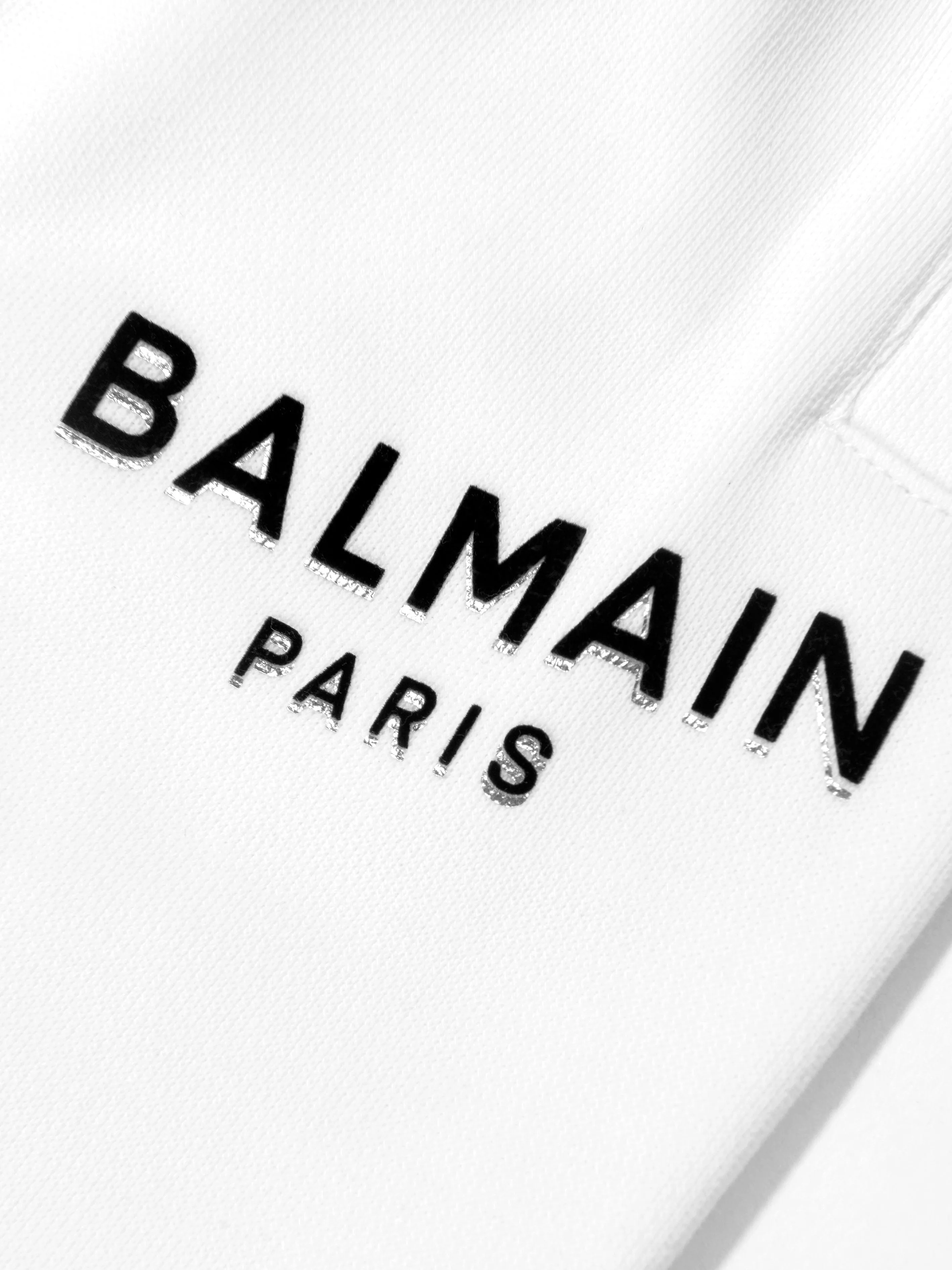 Balmain Boys Logo Joggers in White