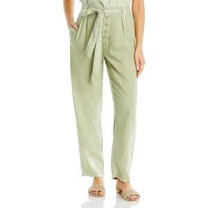 Bella Dahl Womens Tencel Ankle High-Waist Pants