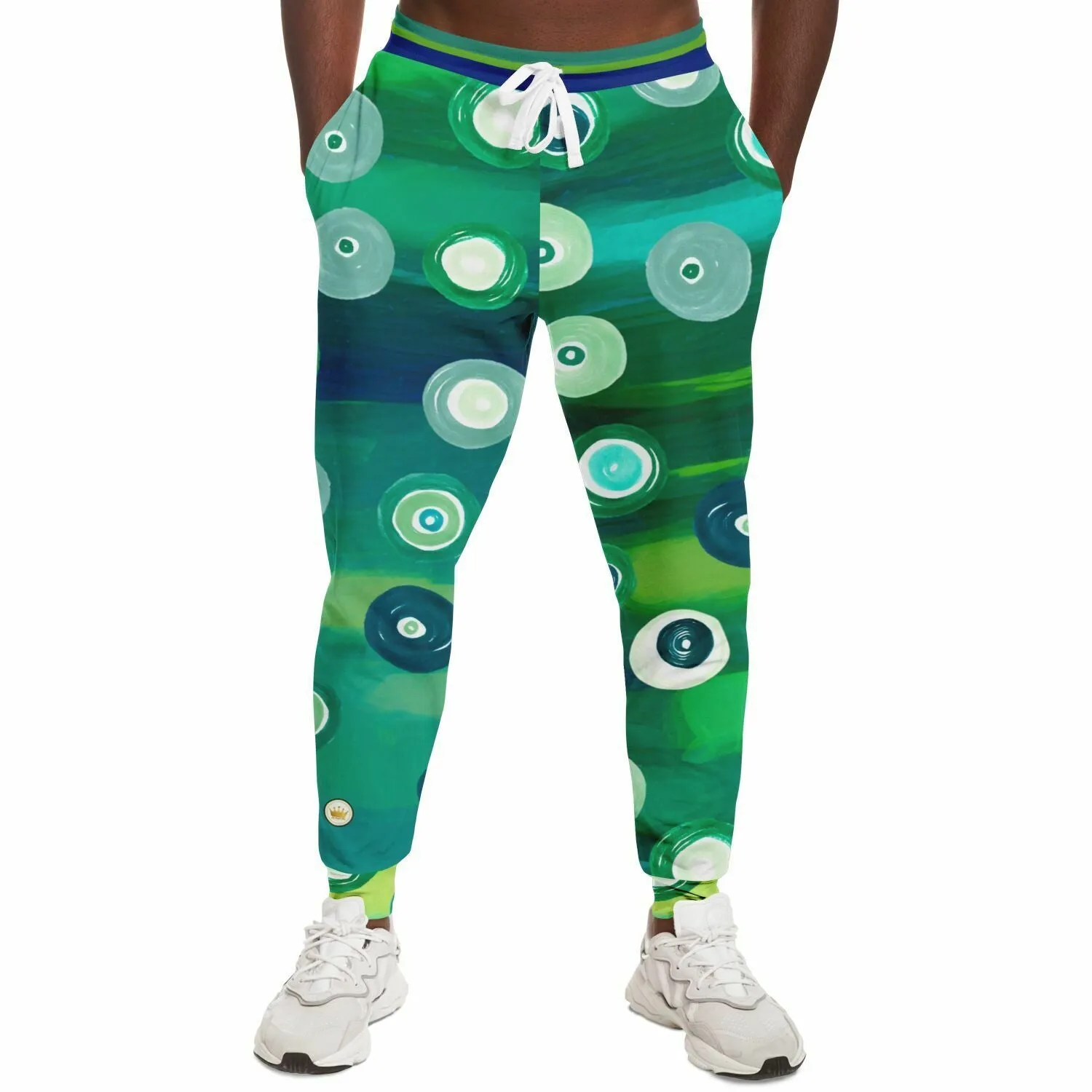 Blue Marine Ocean Eyes Eco-Poly Unisex Joggers