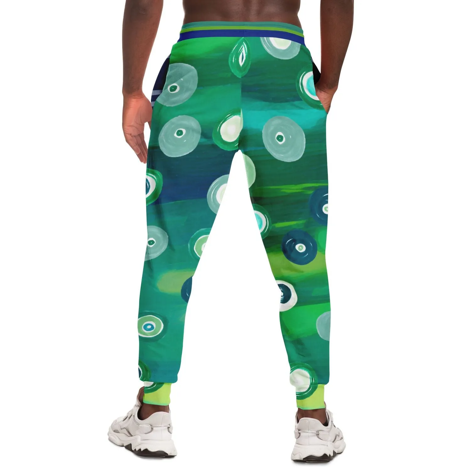 Blue Marine Ocean Eyes Eco-Poly Unisex Joggers