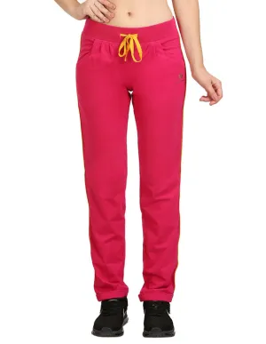 Bodyactive Women Fuchsia Trackpant-LL1-FUS