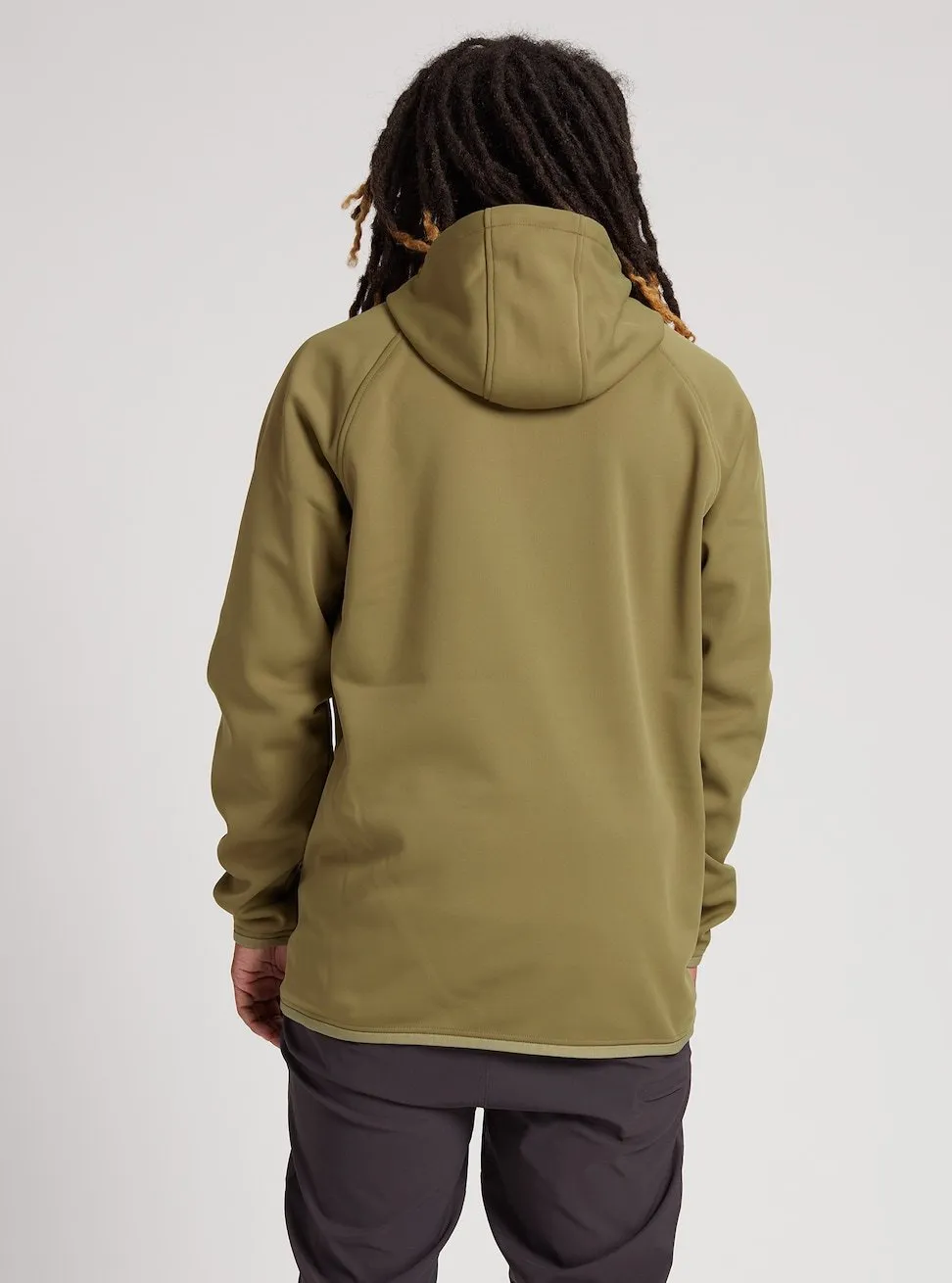 Burton Crown Weatherproof Hoodie Mens Martini Olive