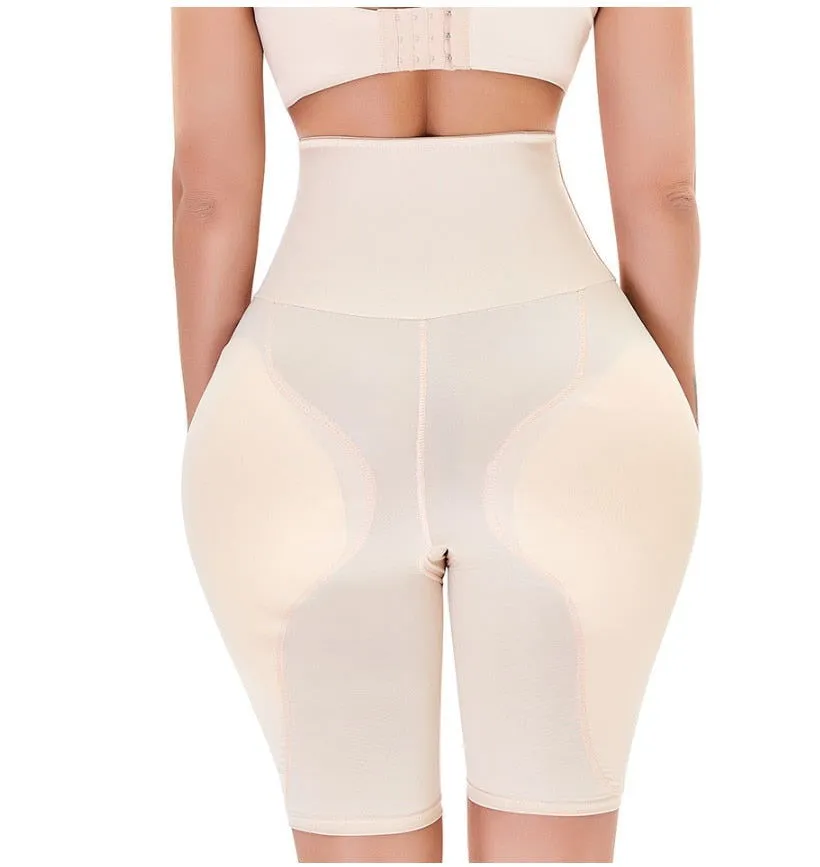 Buttocks and hips enhancer set with pants and pads