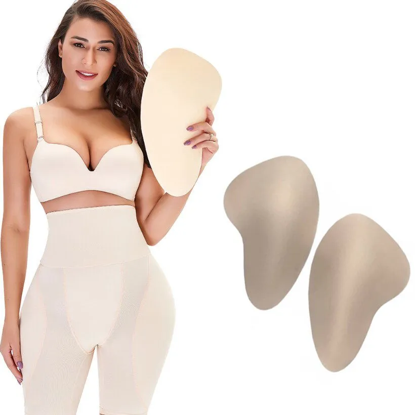 Buttocks and hips enhancer set with pants and pads