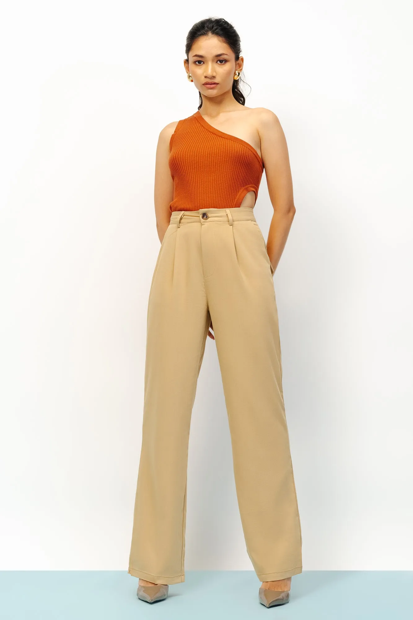 Caramel Soft Korean Pants