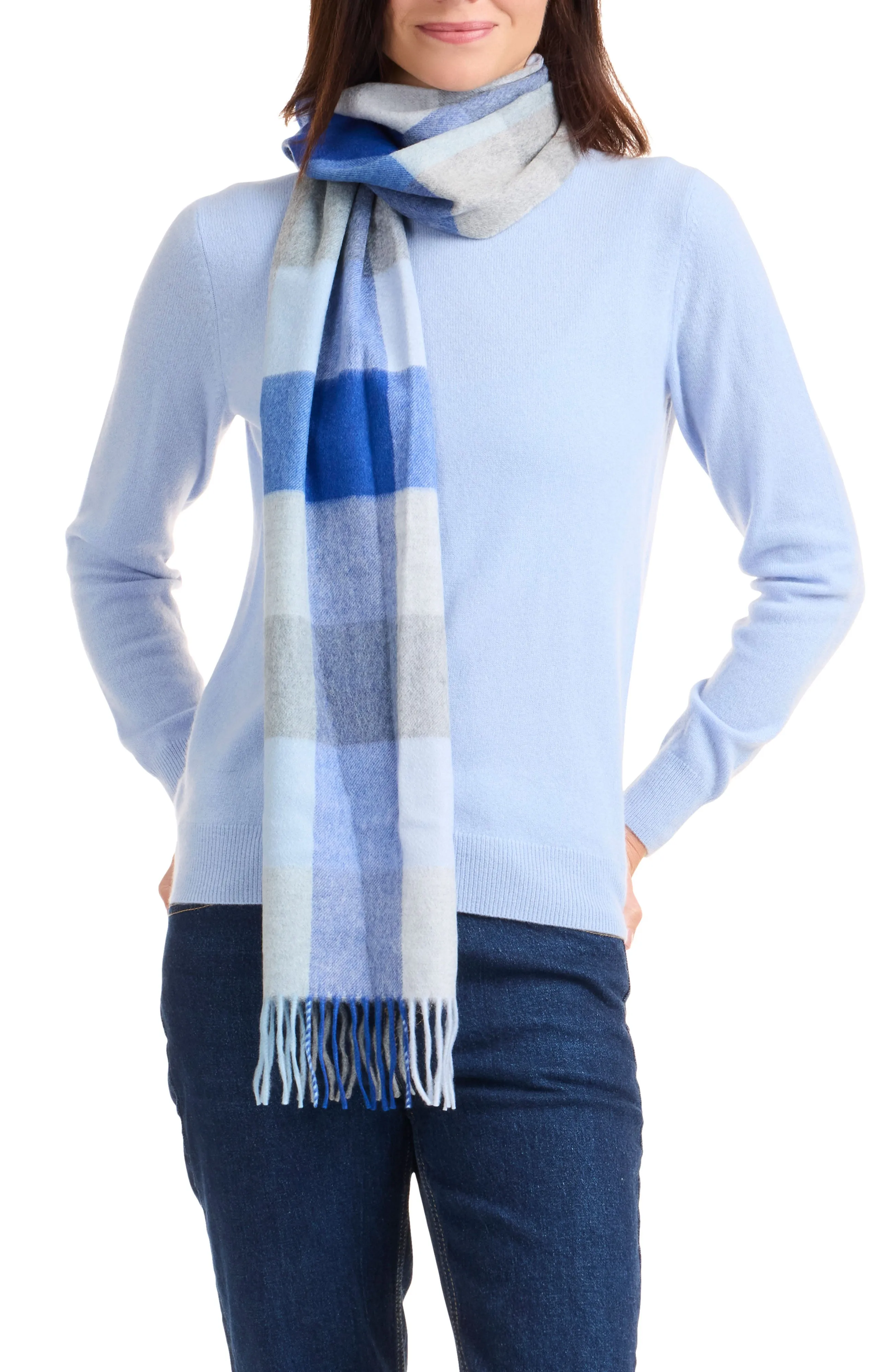 CASHMERE BUFFALO CHECK SCARF