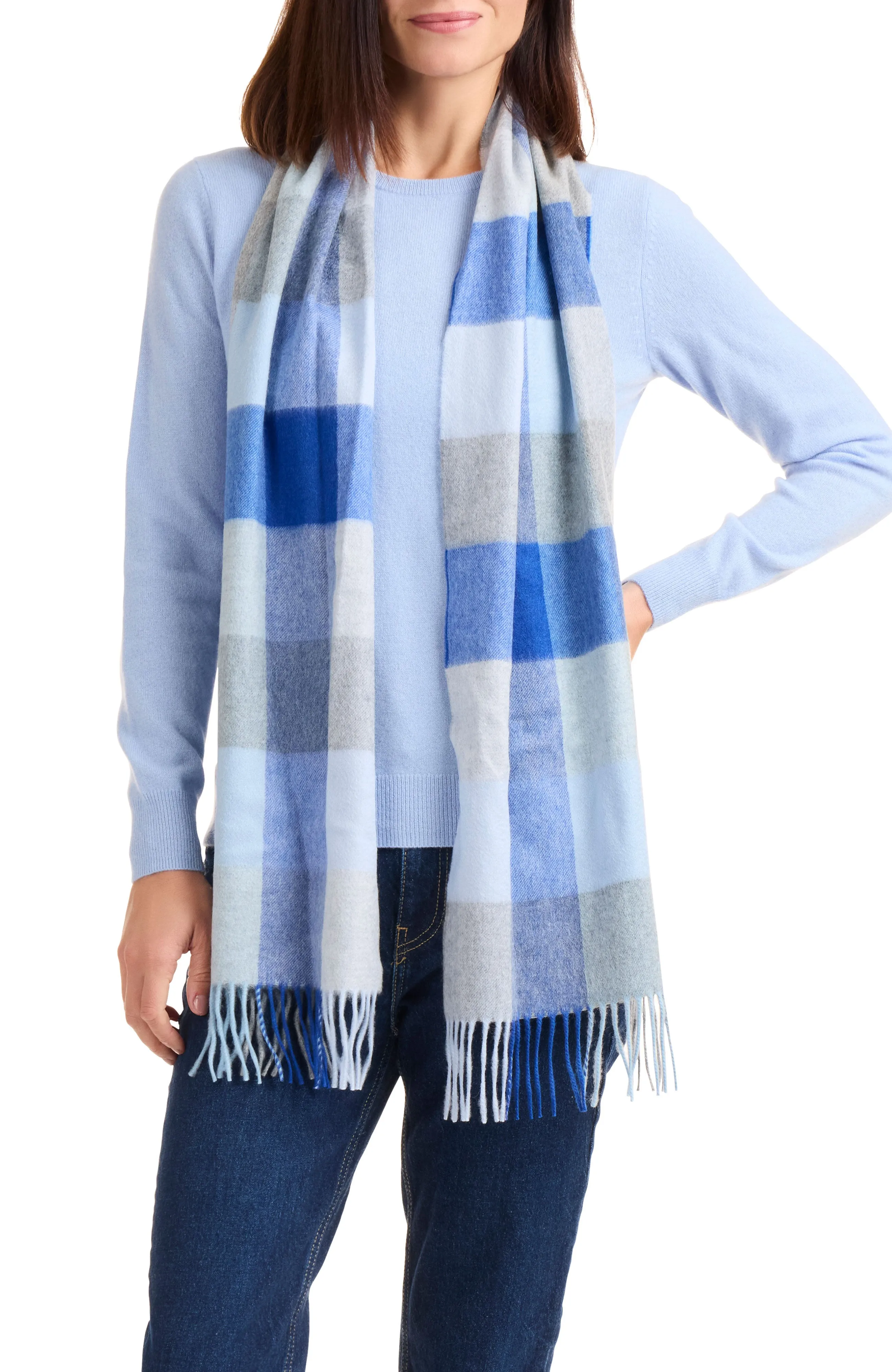 CASHMERE BUFFALO CHECK SCARF