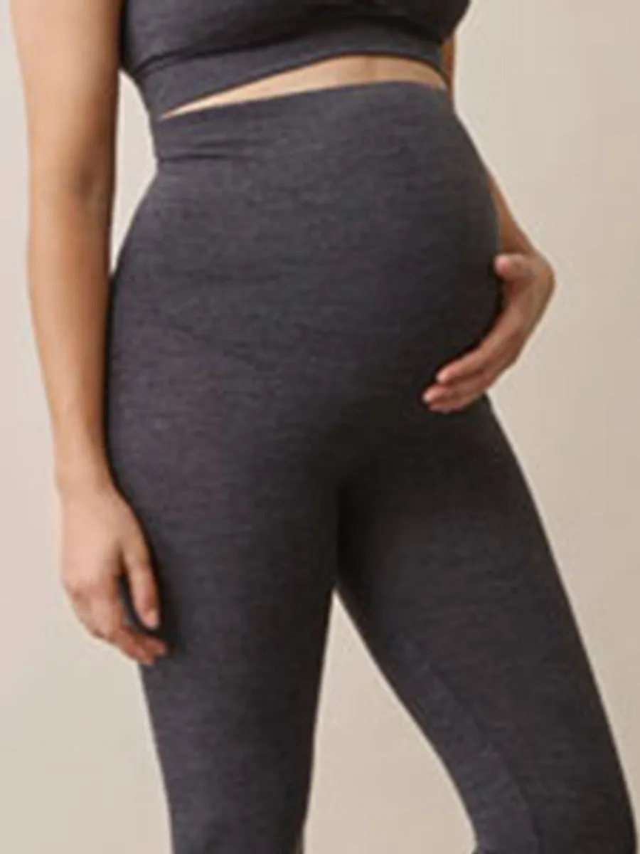 Casual Solid Color High Waist Maternity Pants