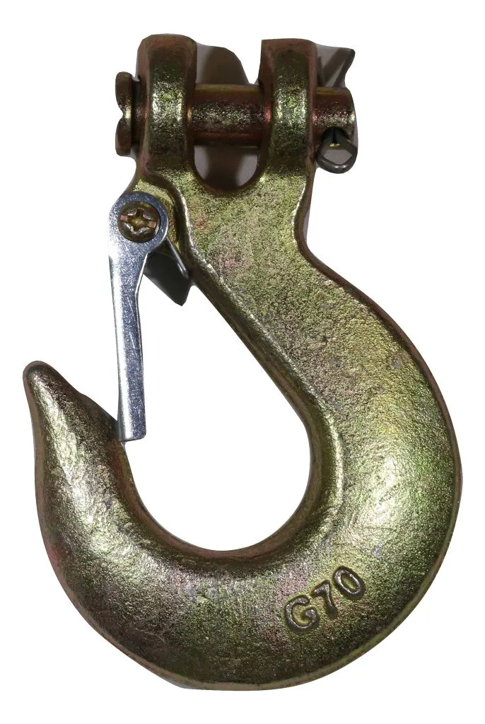 Clevis Slip Hook 3/8" with Latch - Grade 70 | 6 PACK