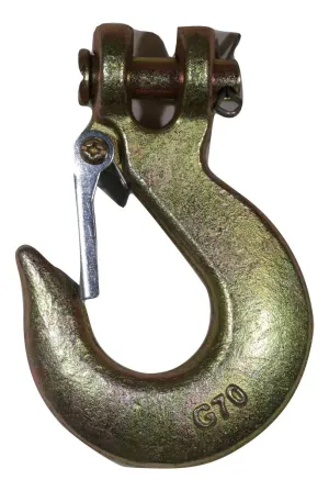 Clevis Slip Hook 5/16" with Latch - Grade 70 | C516CS