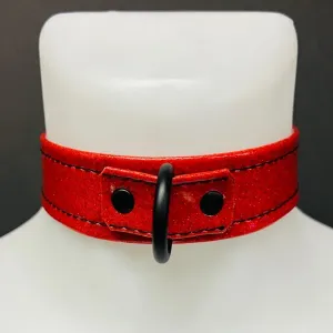 Collar Vinyl - Medium/Large (Red)