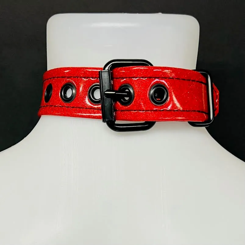 Collar Vinyl - Medium/Large (Red)