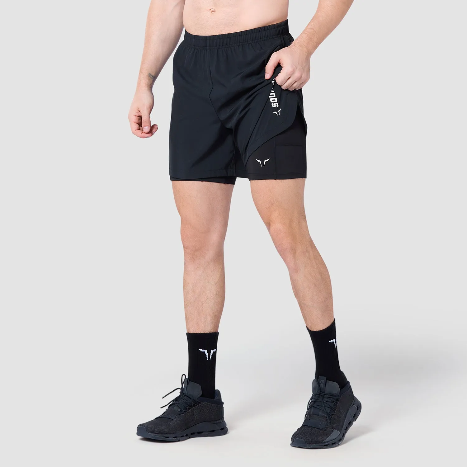 Core Base Layer Shorts 7" - Black