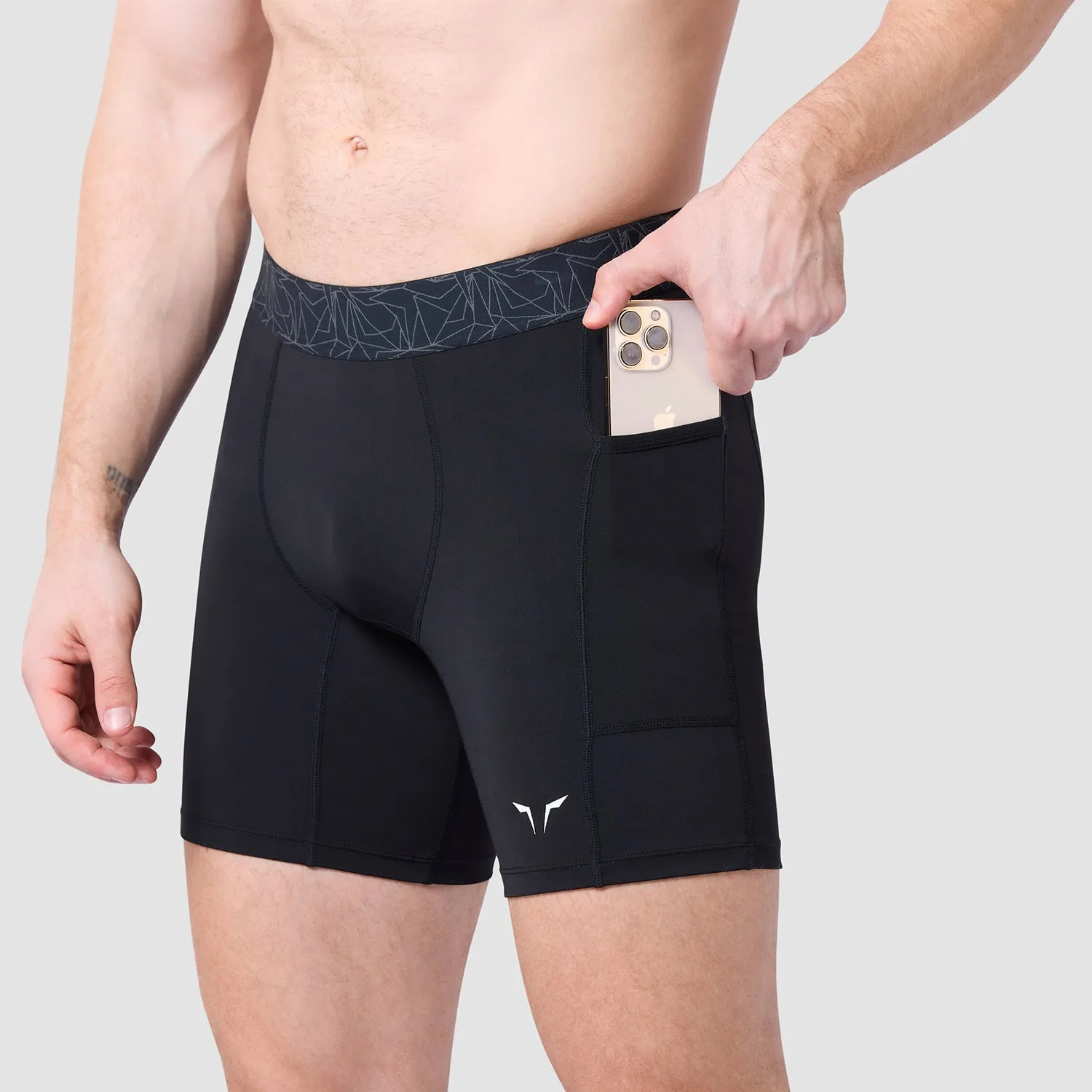 Core Base Layer Shorts 7" - Black