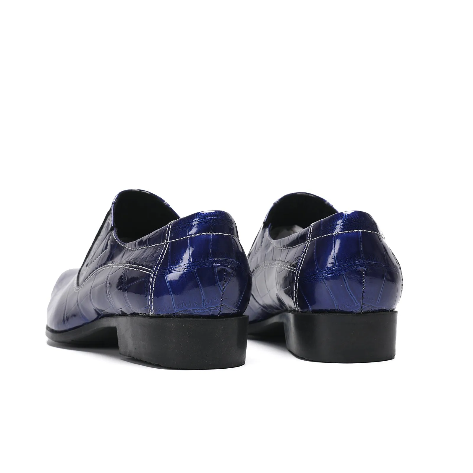 Crocodile Pattern Slip on Oxford for Men