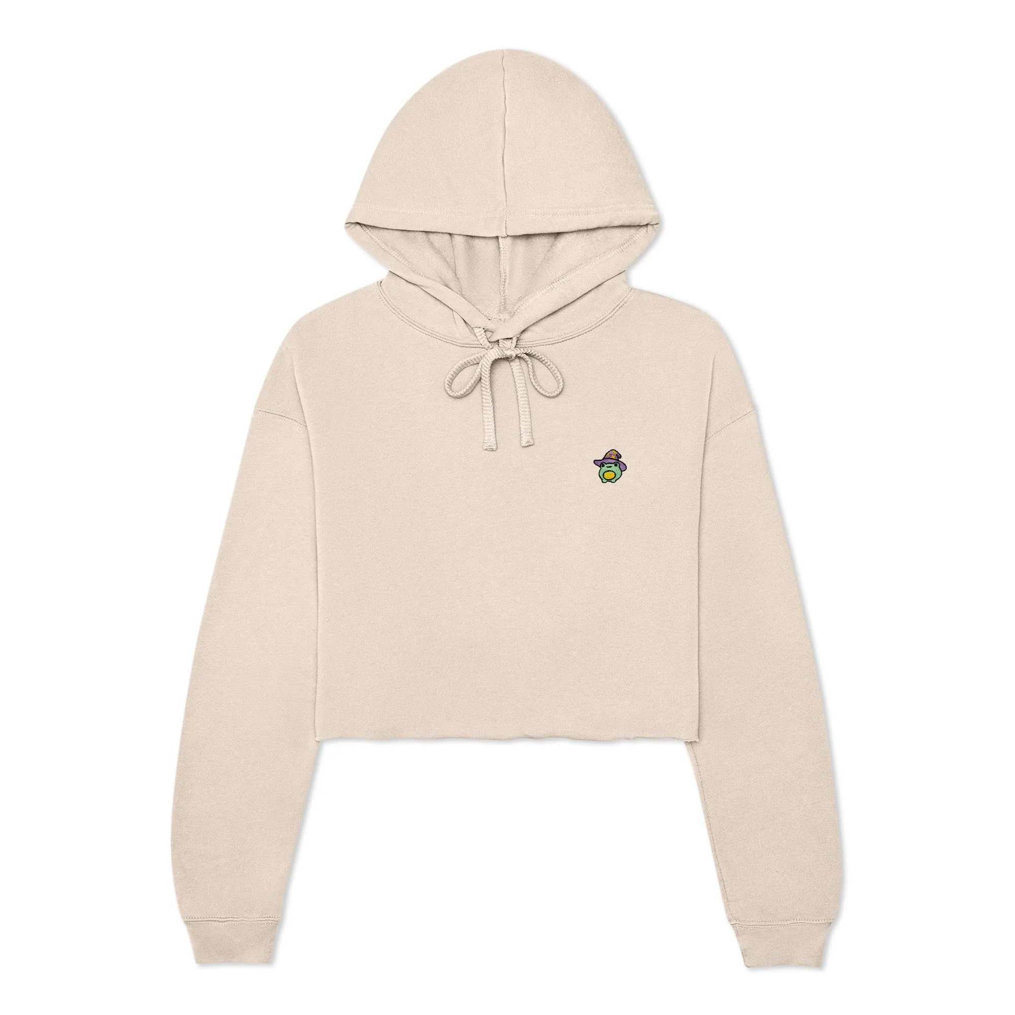 Dalix Sorcerer Frog Cropped Hoodie