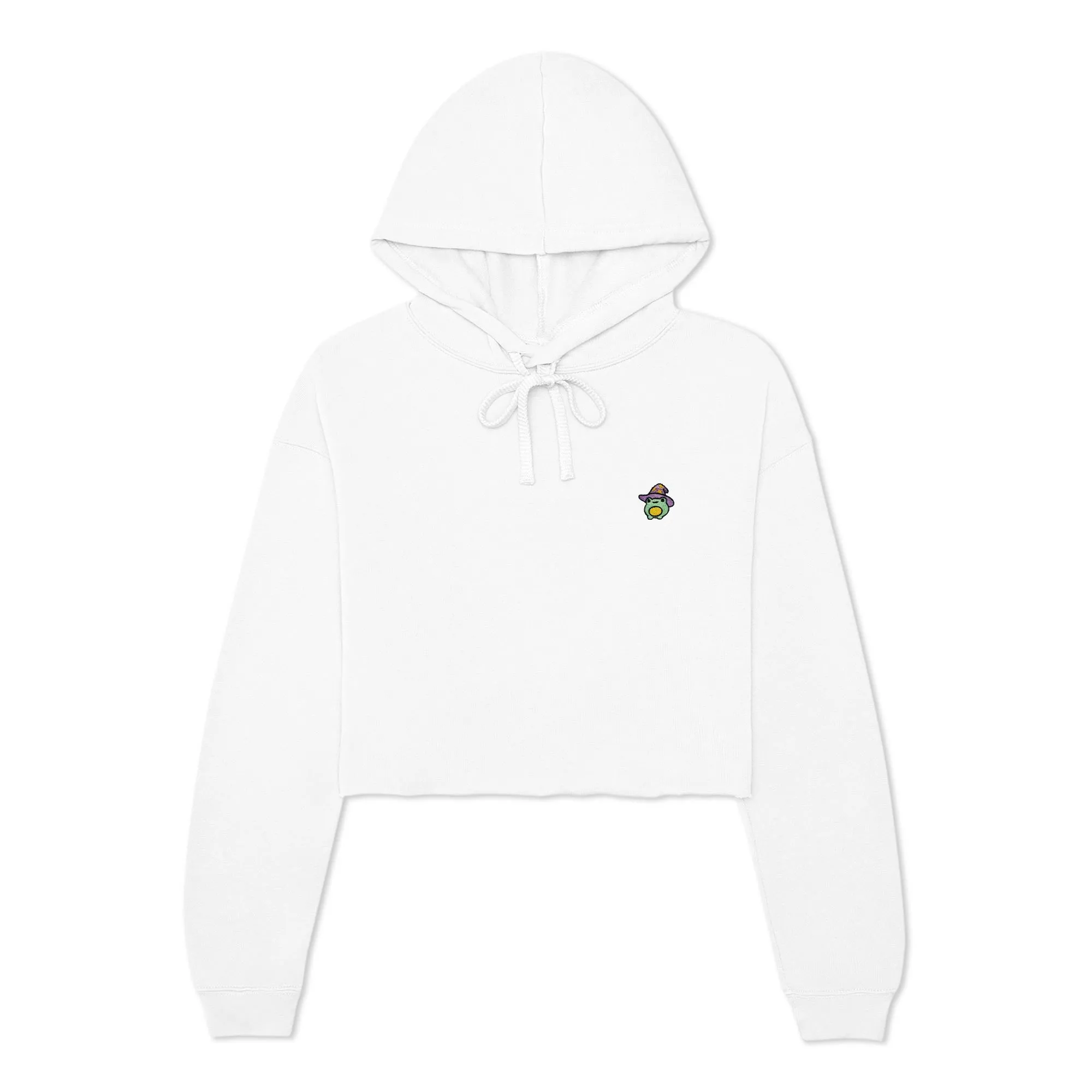 Dalix Sorcerer Frog Cropped Hoodie