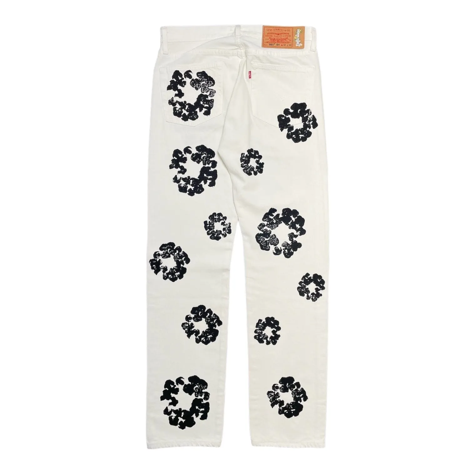 Denim Tears x Levi's Cotton Wreath Jeans White