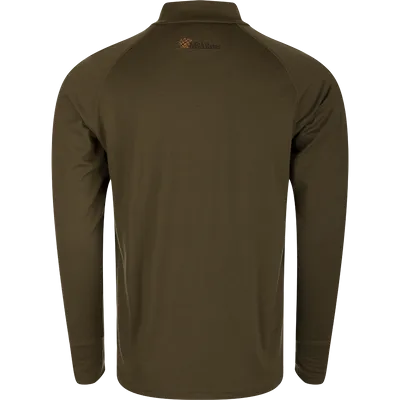 Drake McAlister Merino Base Layer Crew Neck- Olive