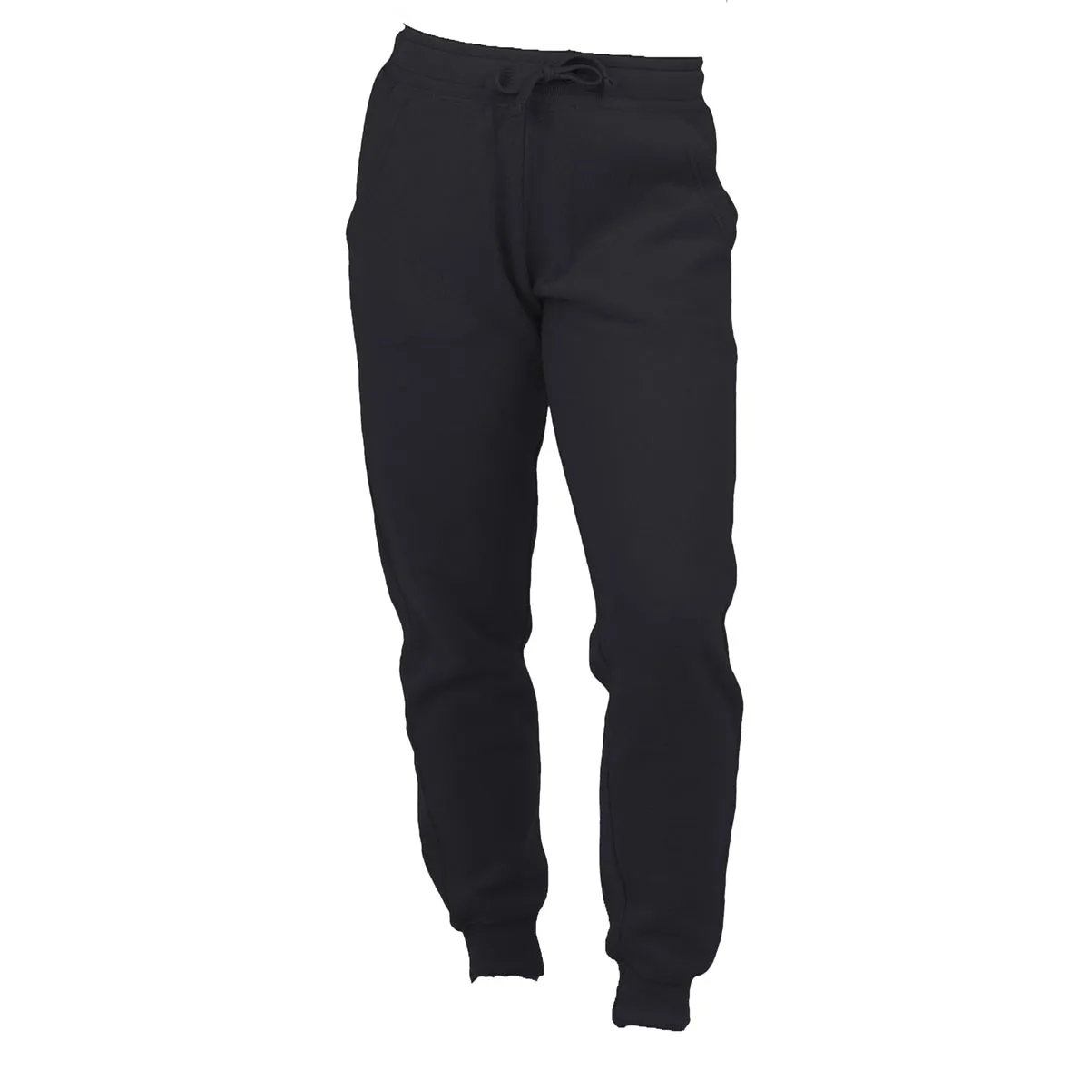 Drawstring Black Joggers