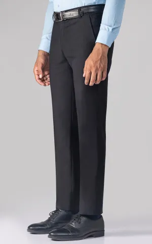 DRESS PANT BLACK SELF