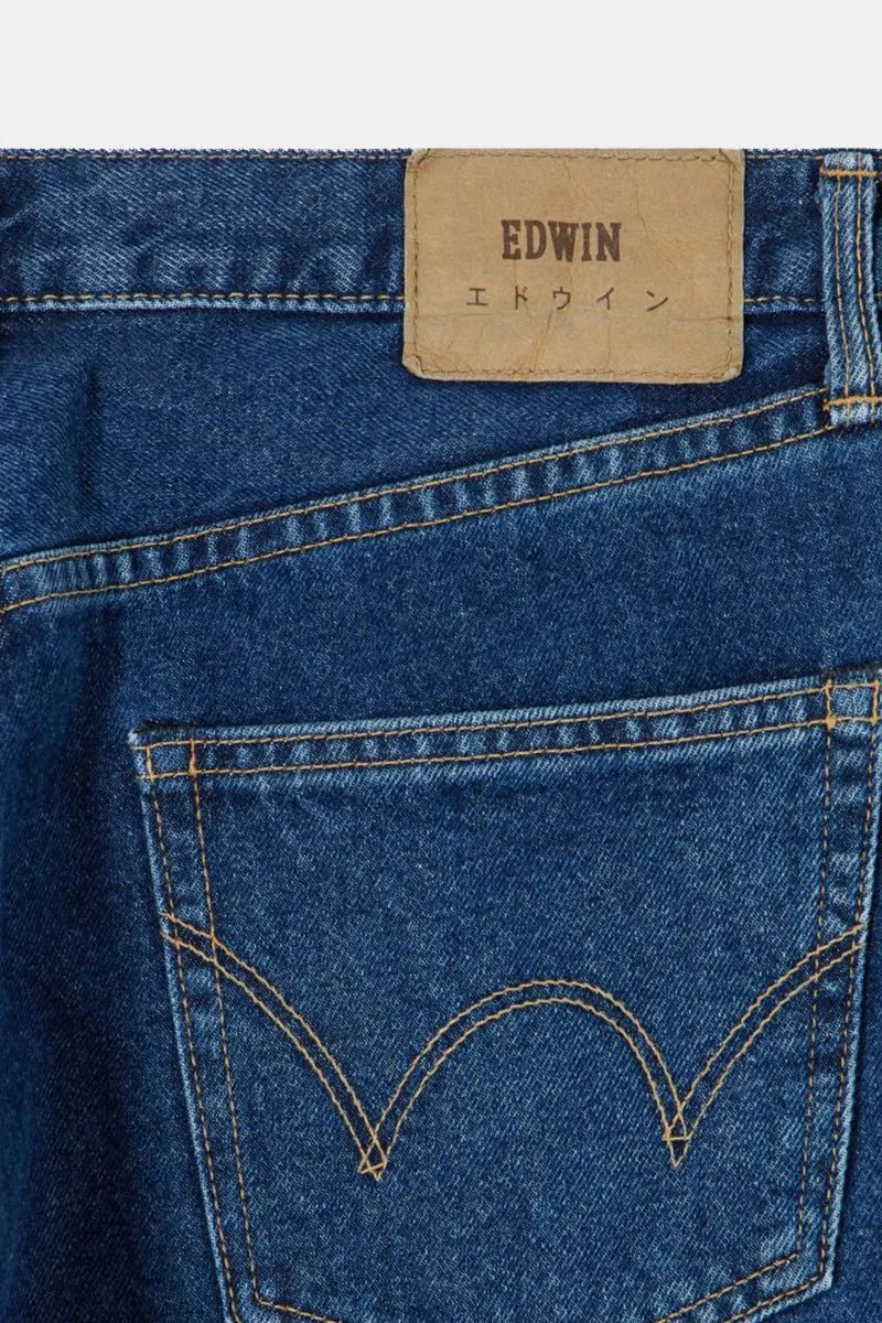 Edwin Regular Tapered Kaihara Pure Indigo Openend Denim (Blue-Mid Used)