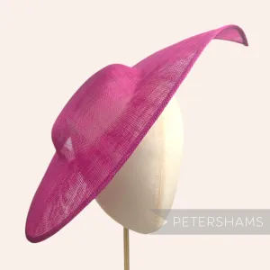 Extra Large Pointed Tip Sinamay Fascinator Hat Base