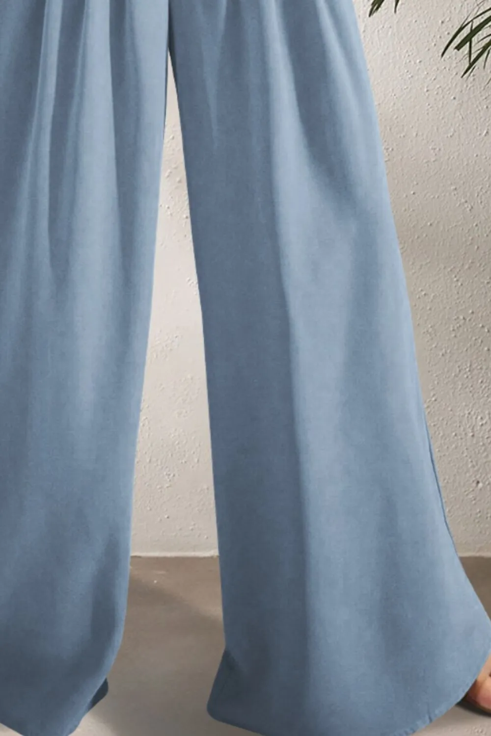 FAM-FAM High Waist Wide Leg Pants