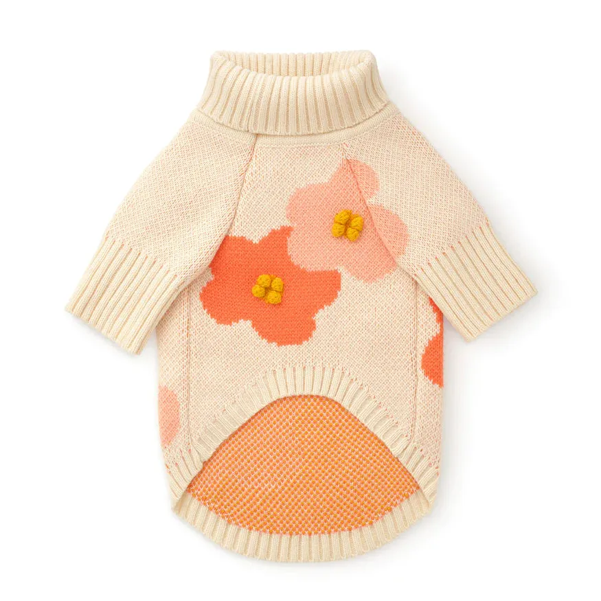 Foggy Dog In Bloom Spring Dog Sweater