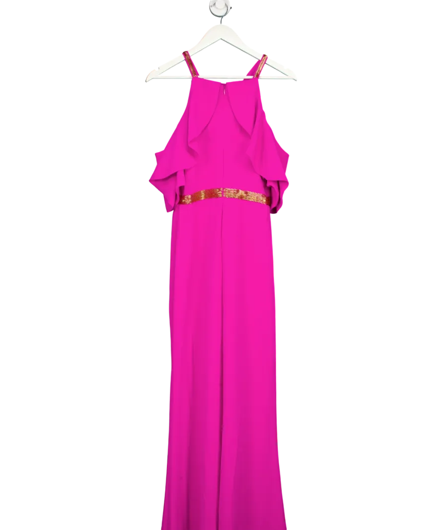 Forever Unique Pink Colette Jumpsuit UK 8