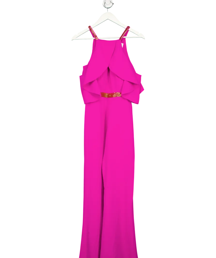 Forever Unique Pink Colette Jumpsuit UK 8