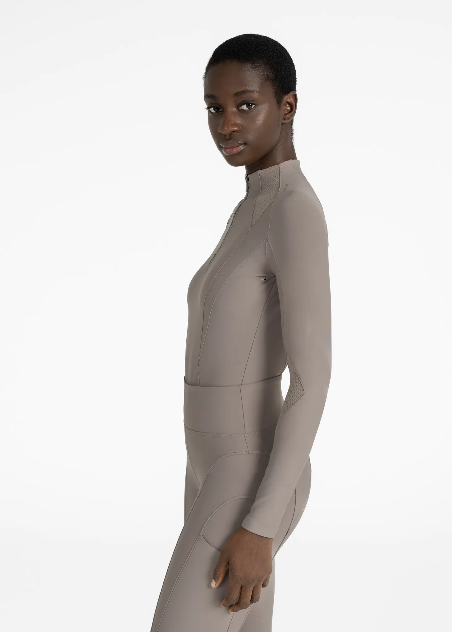 Frame Long Sleeve Base Layer (Taupe)