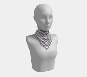 Gender Apathetic Argyle  Square Scarf