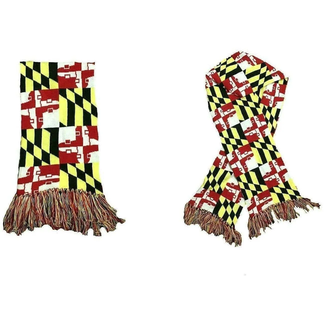 Get Gnarly Maryland Skate Flag Knit Scarf